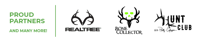 1st Products MULTI-drill partners — Realtree, Bone Collector, and hunting industry partners